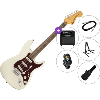 Squier Classic Vibe '70s Stratocaster IL SET 2 Olympic White Електрическа китара