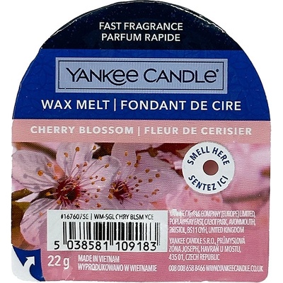 Yankee Candle vonný vosk do aróma lampy Cherry Blossom Třešňový květ 22 g