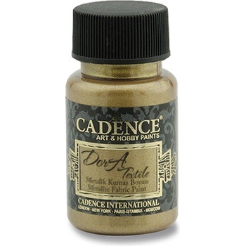 Farba na textil CADENCE DORA 50 ml metalická antická zlatá