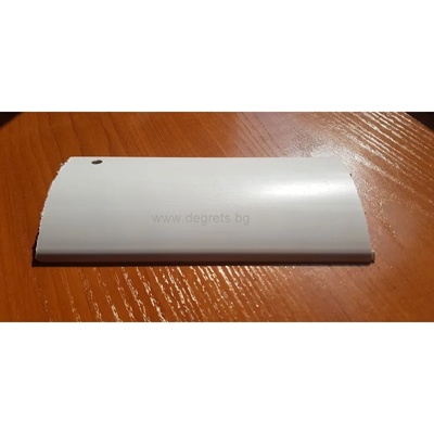 Перваз с кабелен канал Бял 2.2 м