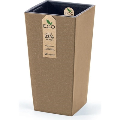 Prosperplast Kvetináč URBI SQUARE ECO WOOD DURS200W naturo 19,5cm