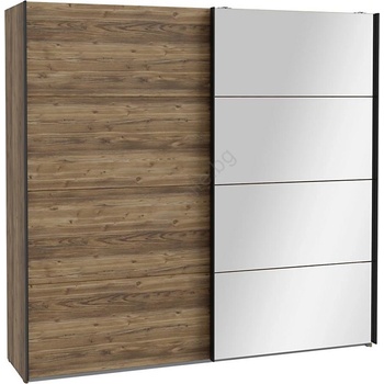 Forte Гардероб с огледало OREN 220x210 cm дъб Artisan (FR0060)