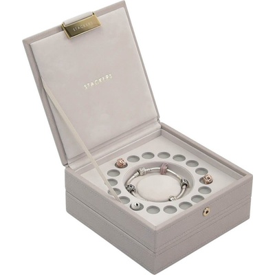 Stackers Ковчеже за гривни и накити Stackers двойно таупе (73889)