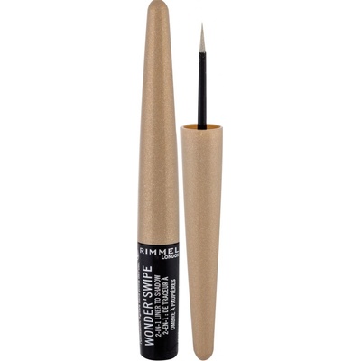 Rimmel Očná linka Wonder Swipe 2-In-1 Liner To Shadow 001 Slay 1,7 ml