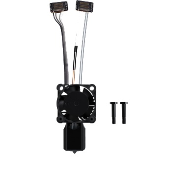 E3D High Flow ObXidian HotEnd за серия Bambu Lab X1-C/P1 - предварително сглобен - P1 Series, 0, 4 mm (BAMBU-HF-OBX-P1-AS-0400-SPK)