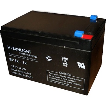 Sunlight Акумулаторна батерия Sunlight VRLA SP 12-12, 12V, 12Ah (BATTERY 12V/12AH)