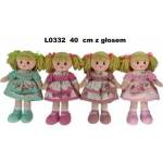 SUN-DAY Doll rag 4 patterns 40 cm 156723 mix price for 1 piece