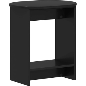 vidaXL Странична маса Черно 50 x 39, 5 x 55 см Инженерна дървесина (899853)