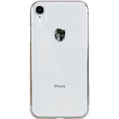 Bling My Thing Treasure Jet Skull Swarovski - поликарбонатов кейс с кристали Сваровски за iPhone XR (прозрачен)