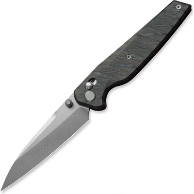 GEO Knife FANTASM SW M390 Blade Tiger Stripe Pattern Flamed Ti