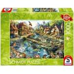 Schmidt Spiele Village on the edge of the forest (1000 pieces)