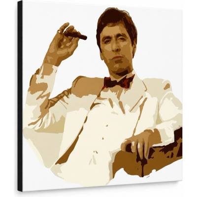 Ručne maľovaný POP Art obraz AL PACINO - 50x40 cm