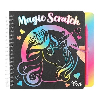 Ylvi magic Scratch bloček s dúhovým podkladom