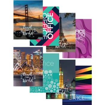 Тетрадка Junior Office A5 96 л. тв. к. ред (A5 96)