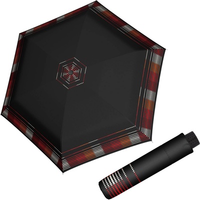 Doppler Havanna Fiber Afterglow dámský ultralehký mini deštník černý