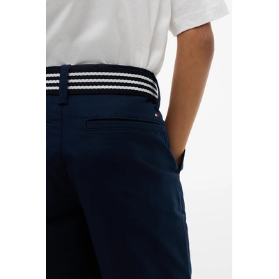 Tommy Hilfiger Къс панталон чино за деца от памук с еластан (KB0KB10246.128.176.PPY2)