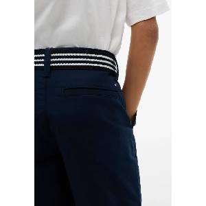 Tommy Hilfiger Къс панталон чино за деца от памук с еластан (KB0KB10246.128.176.PPY2)