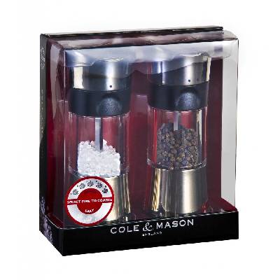 К-т мелнички за сол и пипер HORSHAM - 15, 4 см. - с механизъм за прецизност (Cole & Mason H 306598P)