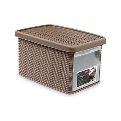 STEFANPLAST Úložný box Elegance S 5,5 l boční výklop, šedý