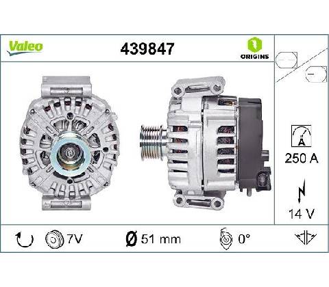generátor VALEO 439847