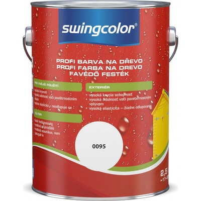 Swingcolor Profi Biely krycí email 2,5 l biela
