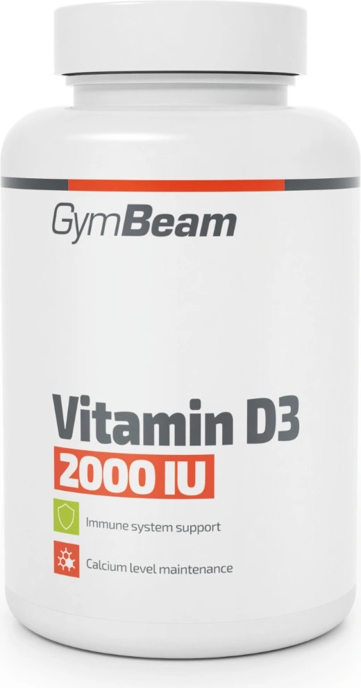 Tohle je absolutní vítěz srovnávacího testu - produkt GymBeam Vitamin D3 2000 IU 240 kapslí