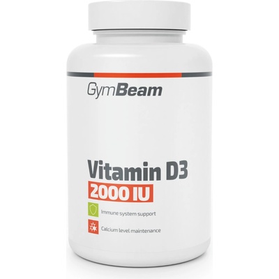 GymBeam Vitamin D3 2000 IU 240 kapslí