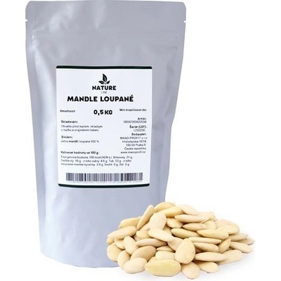 Nature line Mandle loupané 500 g