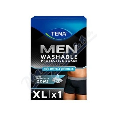 Tena Men Washable Underwear XL inkontinenční boxerky 3 ks černé – Zboží Dáma