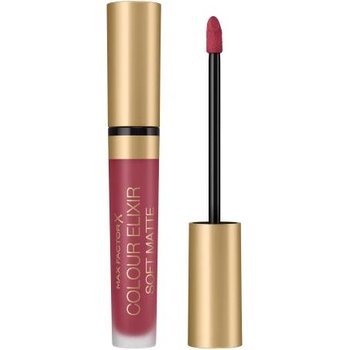 MAX Factor Colour Elixir Soft Matte дълготрайно матово червило 4 ml нюанс 035 Faded Red