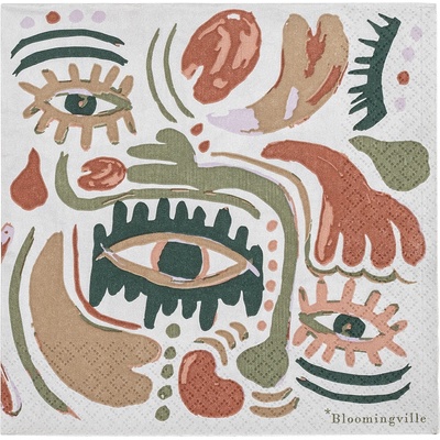 Bloomingville Хартиени салфетки Horus 20 бр (82062571)