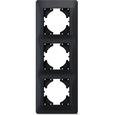 Videx ТРОЙНА ВЕРТИКАЛНА РАМКА vf-bnfr3v-bg binera videx - ГРАФИТ