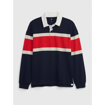 Gap 794379 01 dětské polo tričko rugby tmavě modrá