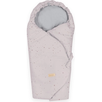 BEZTROSKA zavinovací deka do autosedačky PINK DOTS