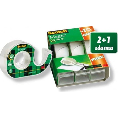 3M Scotch Lepiaca páska s dispenzorom Magic Tape ručná 19 mm x 7,5m