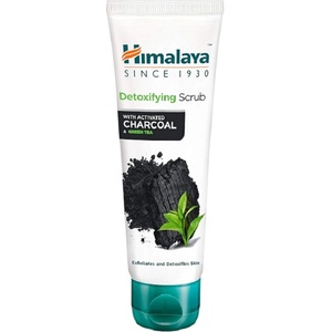 Himalaya Детоксикиращ ексфолиант за лице с активен въглен, 75 ml - baby