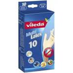 Vileda Ръкавици Vileda от естествен латекс, размер S/M, 10 броя