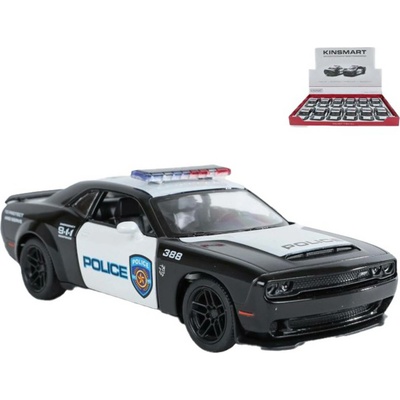 Kinsmart Dodge Challenger SRT Demon 170 policejní 13cm kov