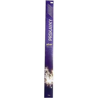 Drutep Prskavky české 70 cm super maxi 5 ks