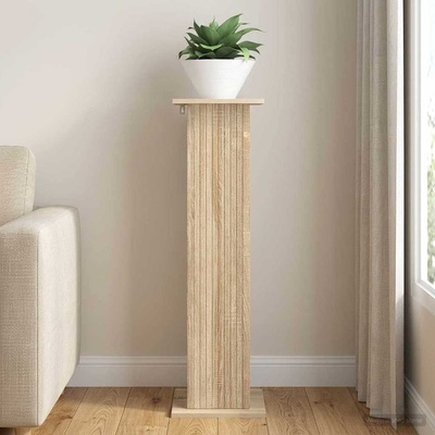 vidaXL Стойка за растения Дъб сонома 30, 5 x 30 x 100, 5 см (899748)