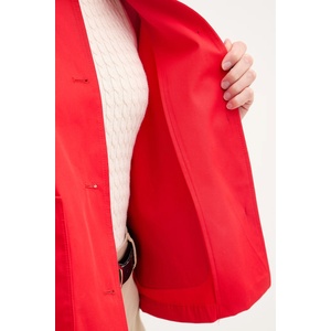 Tommy Hilfiger късо палто дамско от памук (WW0WW49585) - answear - 211,21 лв