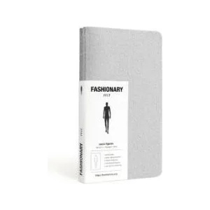 Fashionary Mini Felt Grey Mens Sketchbook A6 (Set of 3) | FASHIONARY (ISBN: 9789887710851)