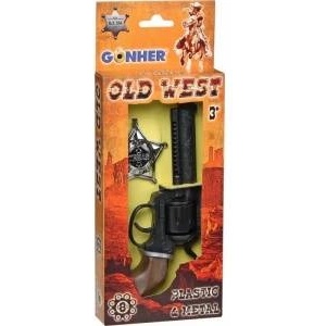 GONHER Cowboy Revolver Set with Gonher Badge