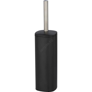 WENKO 24778100 - Тоалетна четка ALASSIO 9, 3x39, 2 cm неръждаема стомана/черна (WE0197)