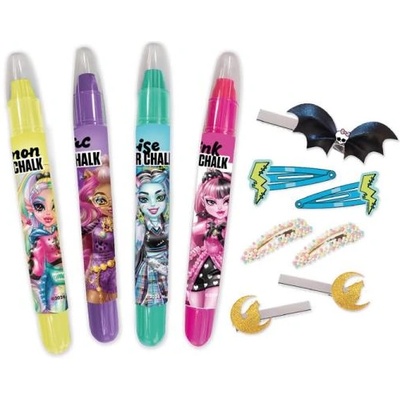 Mikro Monster High тебешири за коса с аксесоари