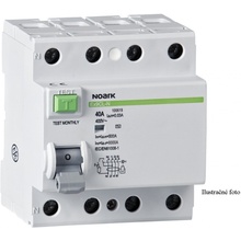 Noark Electric Ex9L-N 4P 25A AC 30mA 6kA