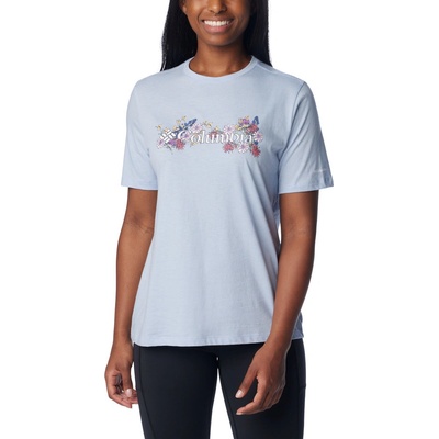Columbia Dámske tričko Bluebird Day™ Relaxed Crew Neck modré