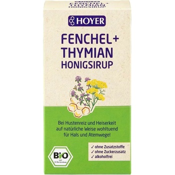 Hoyer Fenikel tymiánový medový sirup 250 g