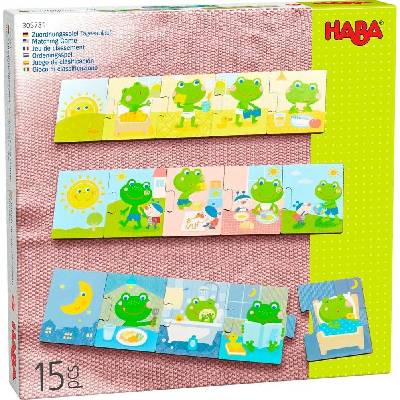 Haba puzzle na učení Denní aktivity a přiřazování 15 ks
