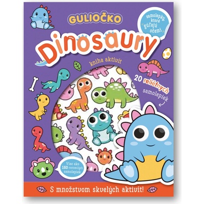 Guliočko Dinosaury 20 reliéfnych samolepiek